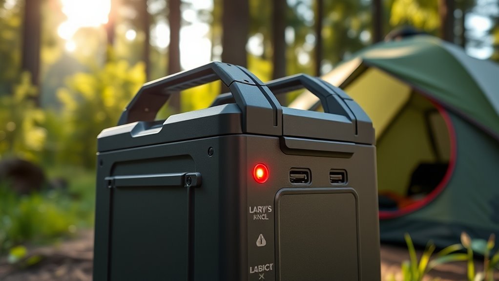 battery features for camping