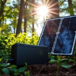 Top Camping Lithium Batteries with Solar Charging Power