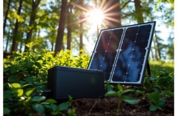 Top Camping Lithium Batteries with Solar Charging Power