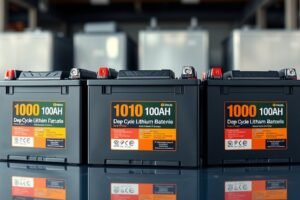 100AH Deep Cycle Lithium Battery Comparison