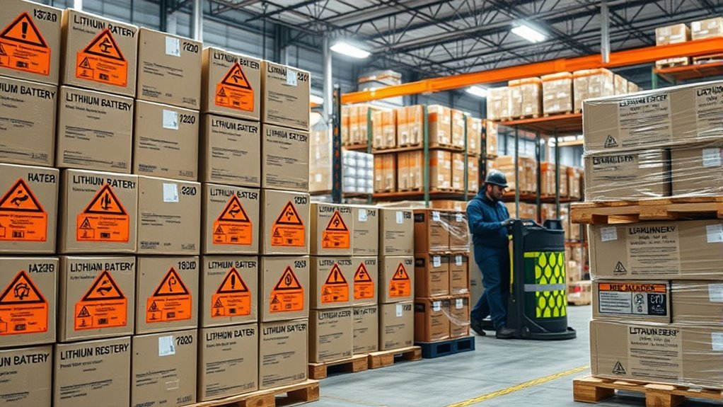 lithium batteries pose fire risks