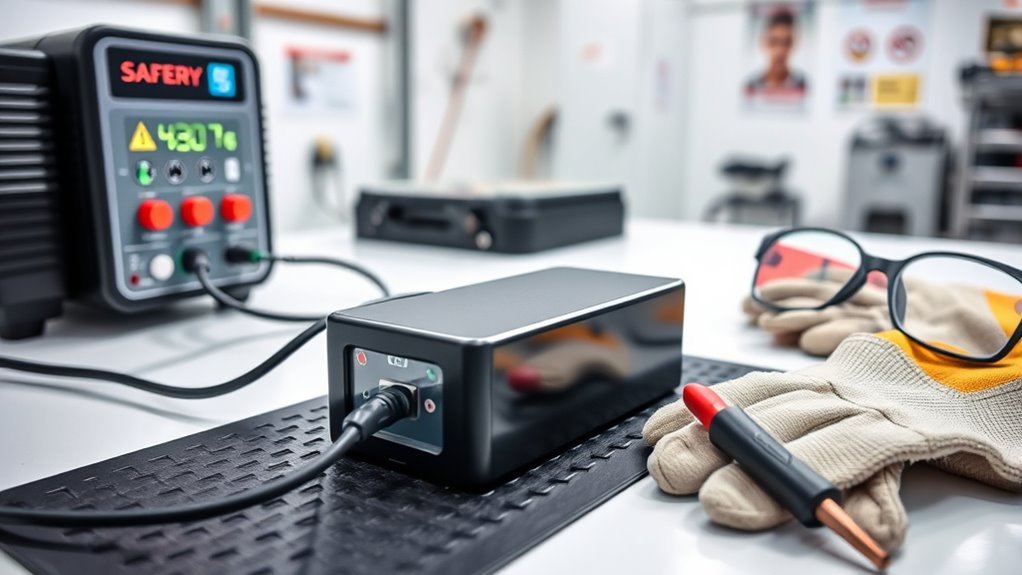 safe lithium battery charging