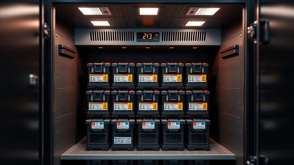 safe lithium battery storage