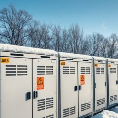 Lithium Battery Storage for Winter