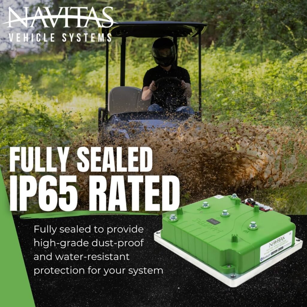 Navitas Amp TAC2 Controller Upgrade Compatible with EZGO RXV Elite 2023-Up Golf Cart Models with Samsung Factory Lithium Batteries