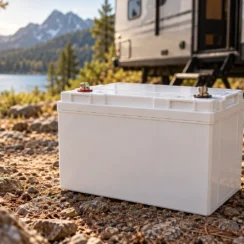 Power Queen 12V 100Ah LiFePO4 Lithium Battery, Group 24 for RV Trailer